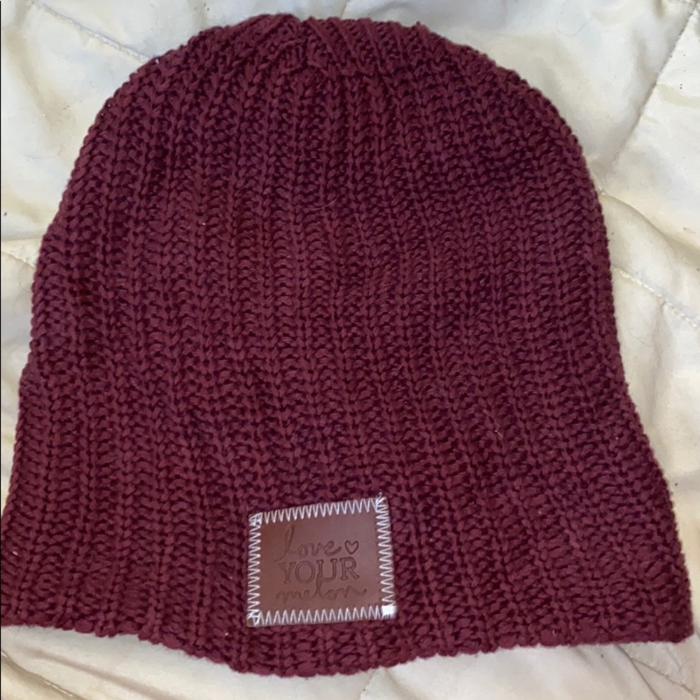 Love your melon red beanie